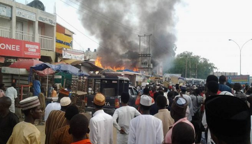 Saraki market fire