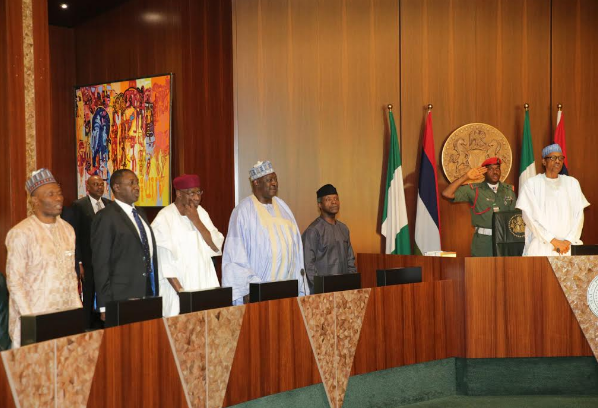 ImageFile: Buhari meets Niger Delta leaders, calls for truce