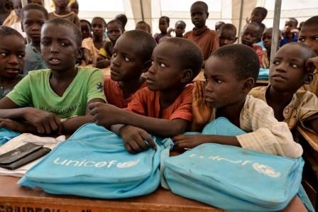 displaced children central africa republic