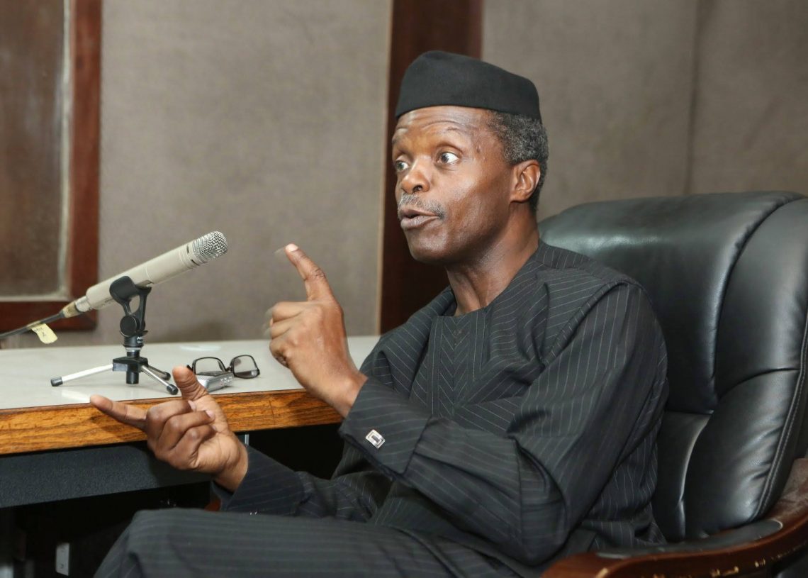 ImageFile: Secession agitation: We are greater together as one nation – Osinbajo