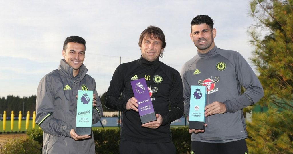 Chelsea scoop three Premier League awards for November