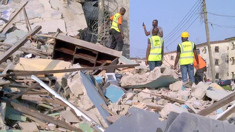 3-storey building collapses in Anambra