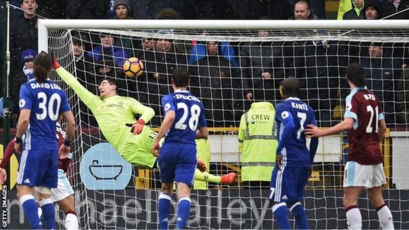 Resilient Burnley stop Chelsea moving 12 points clear