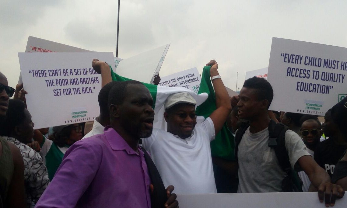ImageFile: #iStandWithNigeria: Acting President responds protesters