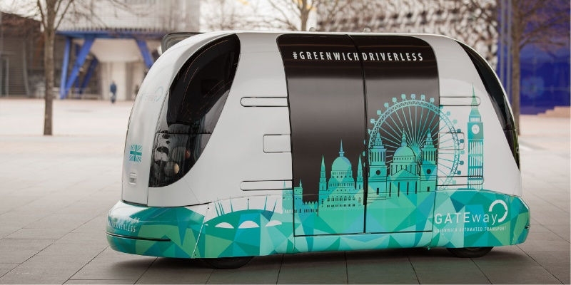ImageFile: Driverless Shuttle Bus being tested in London