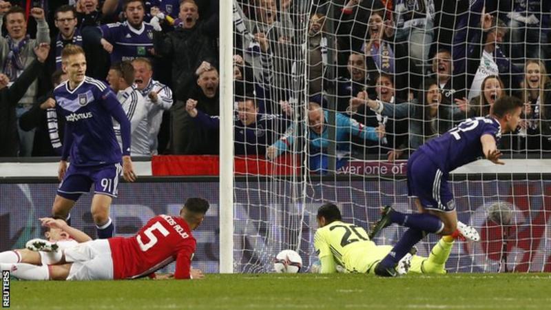 Man Utd denied victory by late Anderlecht leveller