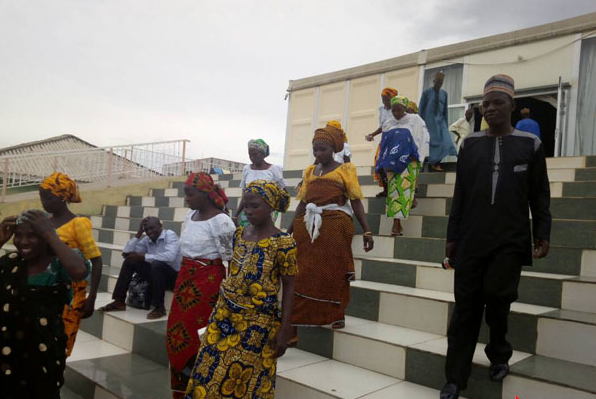 BREAKING: Parents of released Chibok girls arrive in Abuja