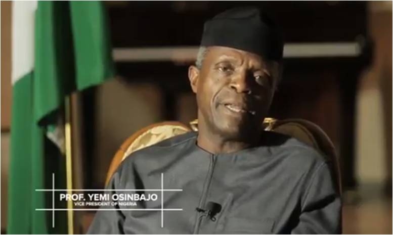 ImageFile: We can see the light at the end of the tunnel – Vice President Osinbajo