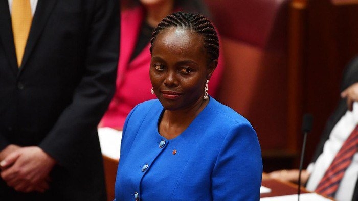 ImageFile: Australia swears in first black African senator, Lucy Gichuhi