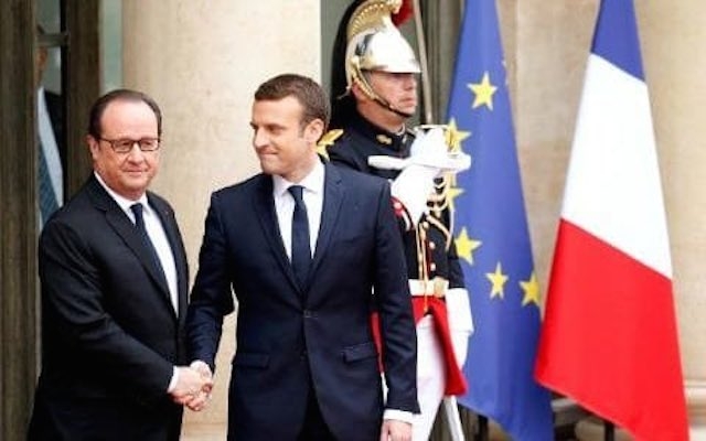 ImageFile: Hollande hands over power to France youngest president ever, Macron