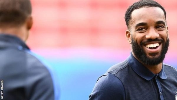 Alexandre Lacazette has medical before record £45m Gunners' signing