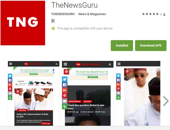 TheNewsGuru.com moble app
