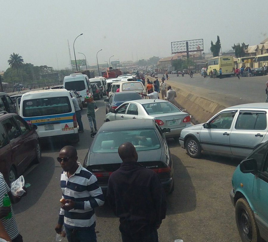 Onitsha Asaba traffic