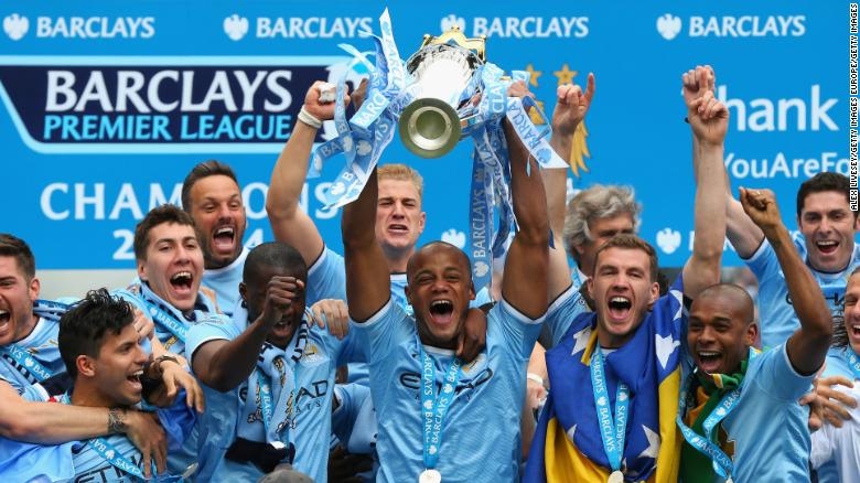 Man City one win from title after defeating Everton
