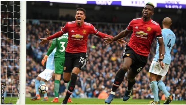 Man Utd fight back to secure three points at Etihad