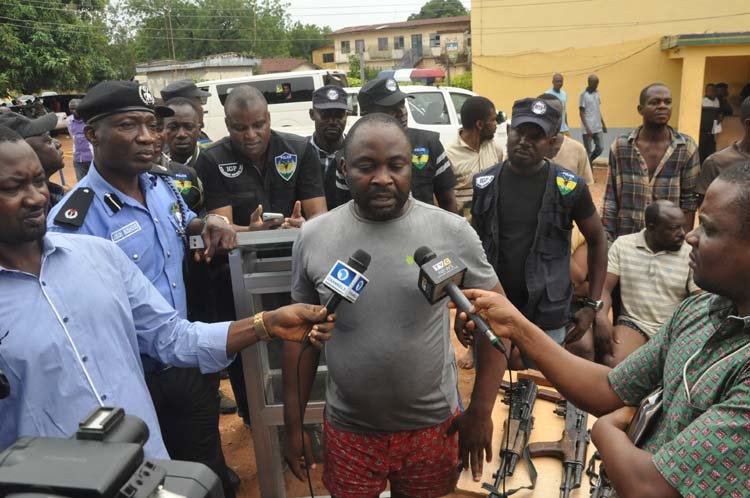 Breaking: Police arrest, parade vicious, notorious Benue armed gang [Photos]