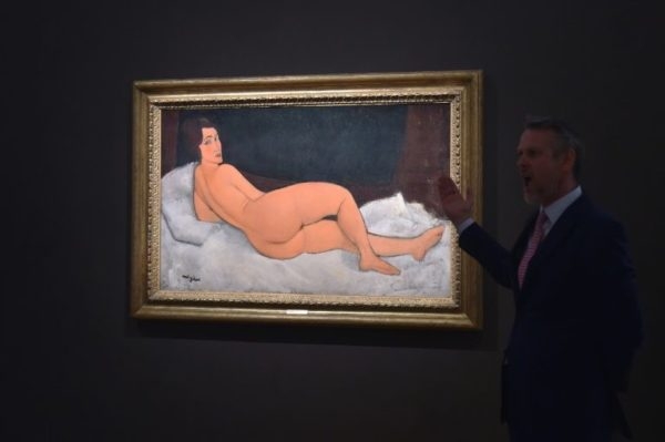 Nude paint sells for N56.6b ($157m) at New York auction
