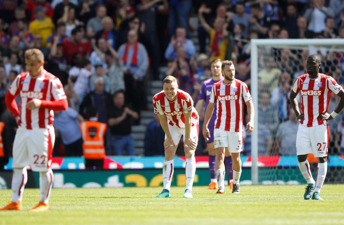 Stoke City relegated from Premier League