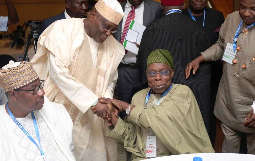 Atiku speaks on 'disagreements' with Obasanjo, insists Nigerian youths are not lazy