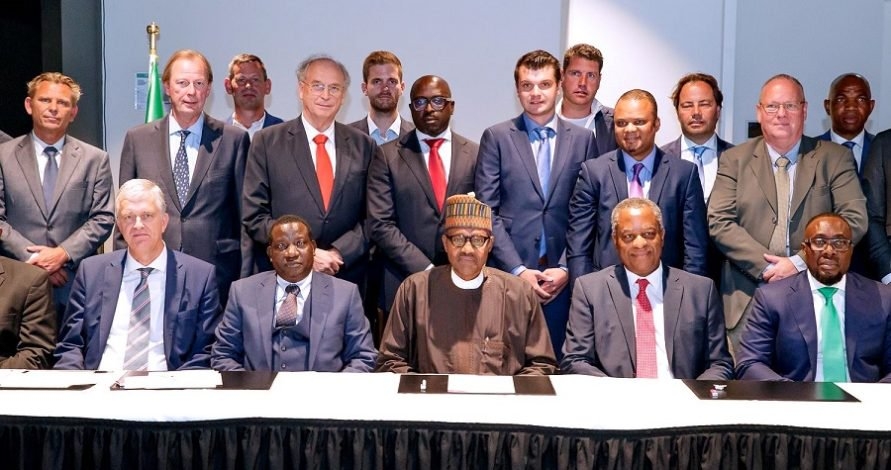 Buhari meets CEOs of Dutch companies, assures on safety of investments in Nigeria