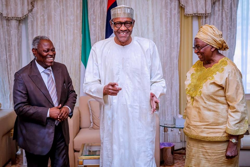 [Photos] Independence: Buhari receives Kumuyi in Aso Rock, says 'my morale is boosted'