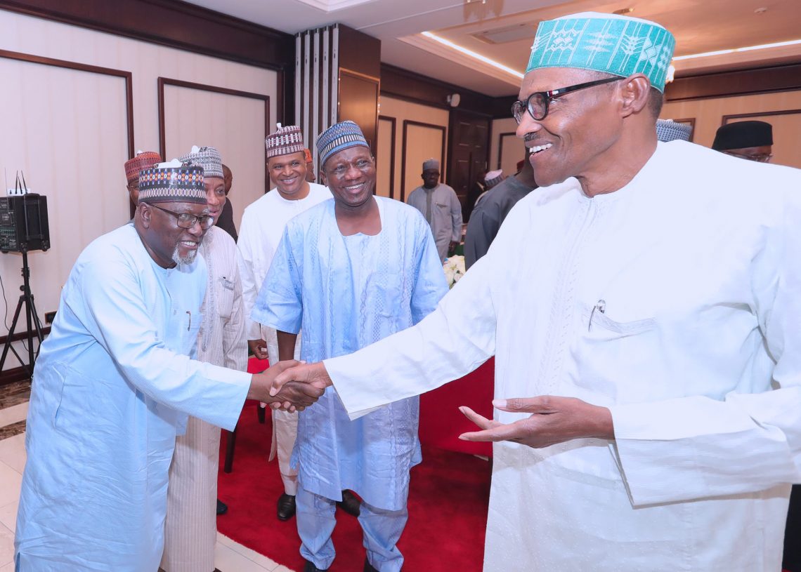 Senate Invasion: Buhari meets former DSS DG, Daura in Aso Rock