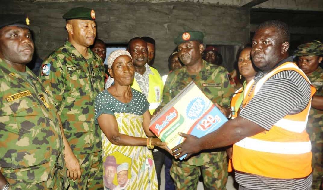 Operation Crocodile Smile 3: Army donates food items to flood victims in Delta