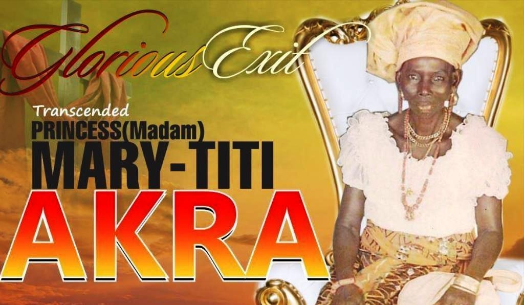 Patience Turtoe-Sanders’s late mother, Mary-Titi Akra burial arrangements announced