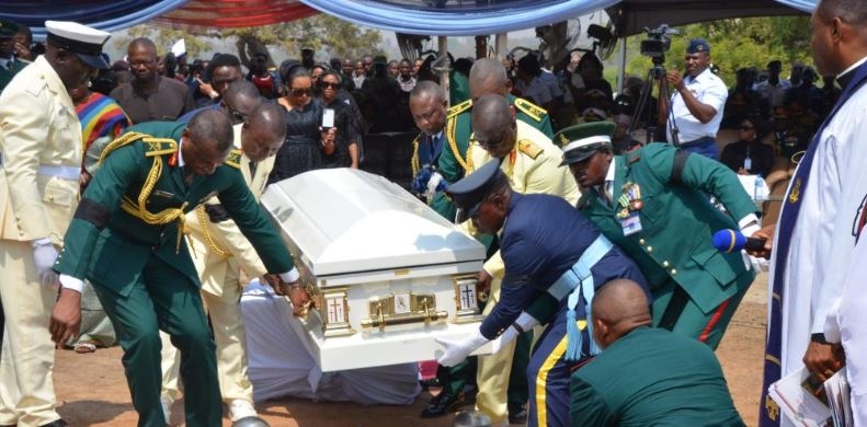 Ex-CDS, Alex Badeh buried at National Military Cemetery, Abuja