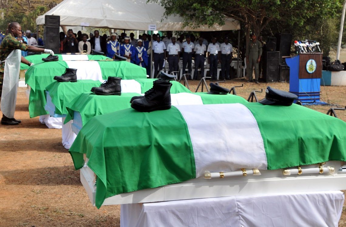 Photos: NAF bury slain personnel