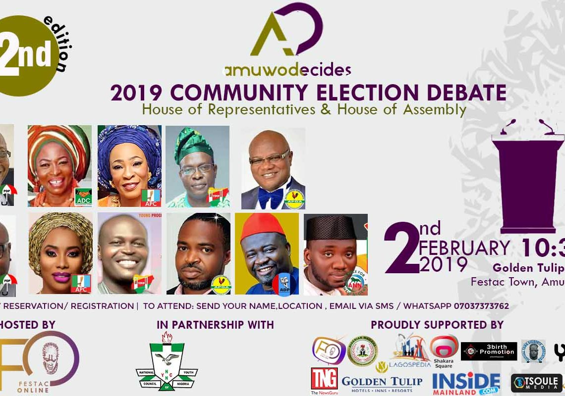 2019: Festaconline, TheNewsGuru host Amuwo Decides debates