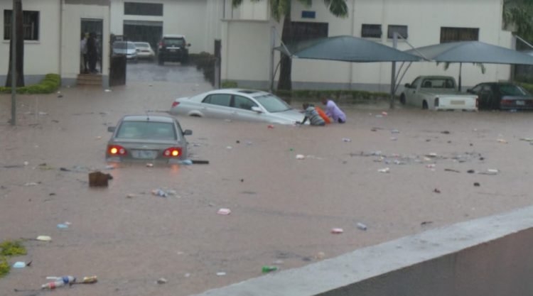 Photos: Heavy flood ravishes Appeal Court in Abuja, activities grounded