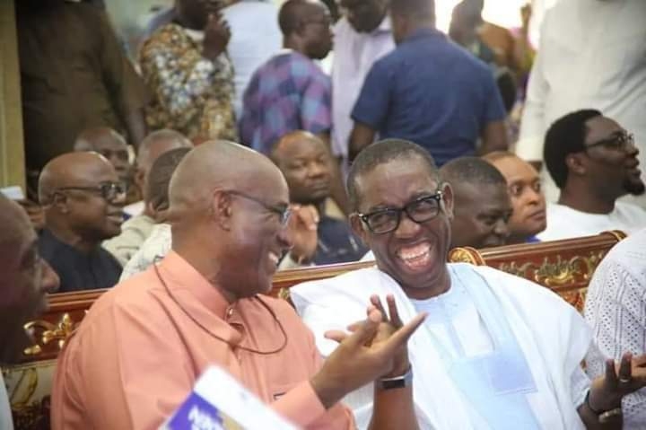 Okowa celebrates Diden with Omo-Agege, charges office holders to serve