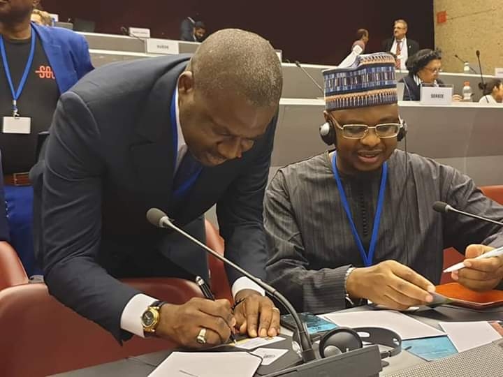 Minister signs 153 countries resolution on behalf Nigerian government