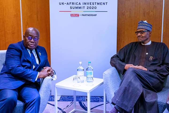 Buhari explains to Ghanaian President why Nigeria shut borders, reveals when borders would be opened