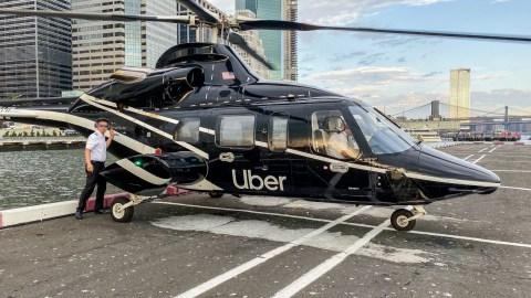 Need to get to the airport fast? Here is Uber helicopter taxi