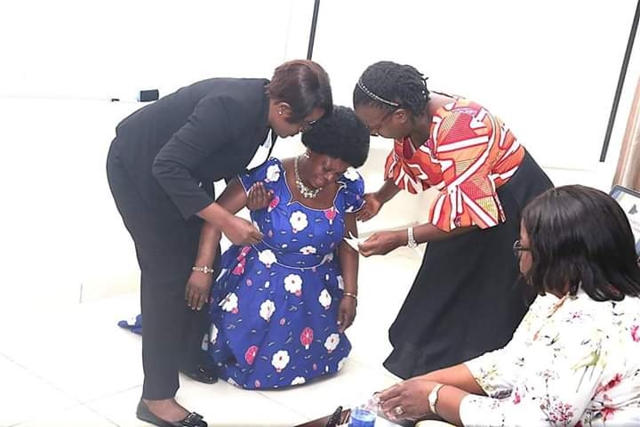 VIDEO: Watch moment First Lady broke down in tears over gassing in Zambia