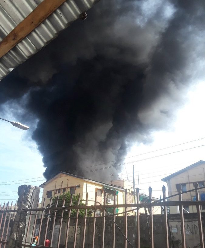 NNPC speaks on tanker fire at popular Lagos filling station