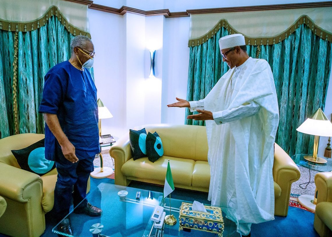 T. Y. Danjuma visits Aso Villa, keeps mum after meeting with Buhari