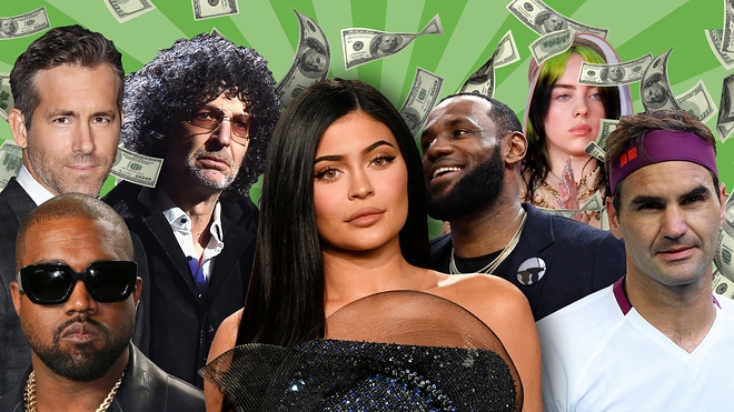 [Full List] Forbes releases 100 Highest paid celebrities of 2020; Kylie Jenner, Kanye West, Roger Federer top list