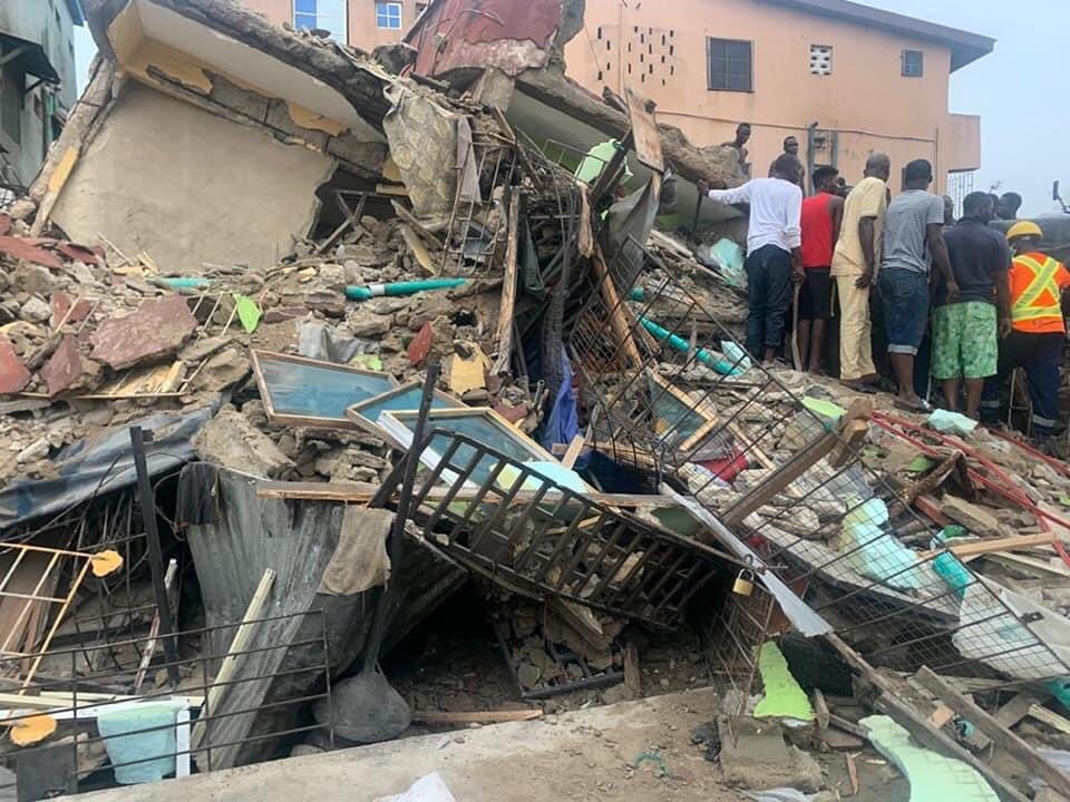 One dead, four injured as building collapses in Delta