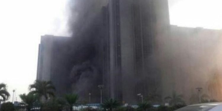 JUST IN: CBN office gutted by fire
