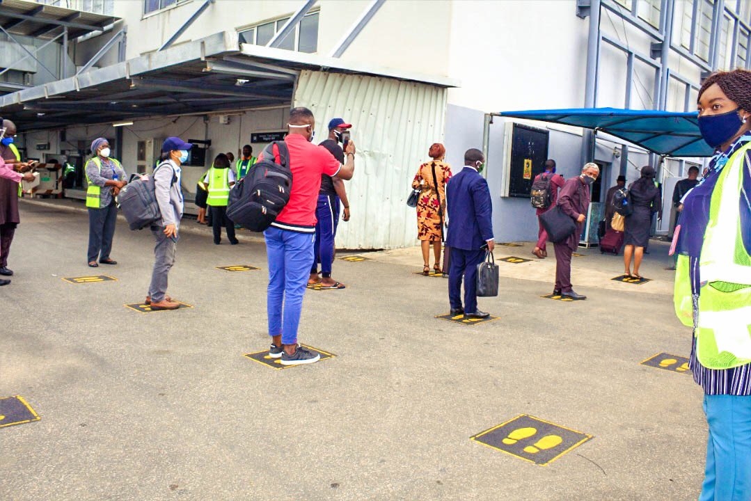 Photos: Low passenger turn out as airline resume domestic flights in Lagos, Abuja