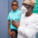 PHOTO: Sanwo-Olu meets boy in ”calm down” viral video
