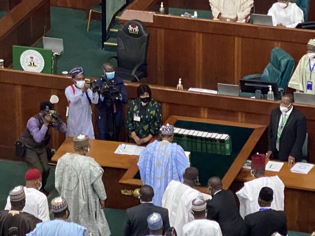 2021 Budget: Buhari announces N128 billion for National Assembly
