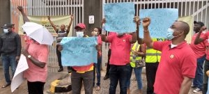 PENGASSAN pickets oil company over sack of 64 workers
