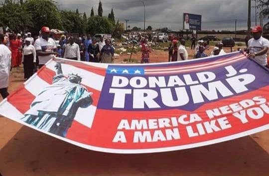 US election: Trump hails parade in Nigeria, says it's a great honour
