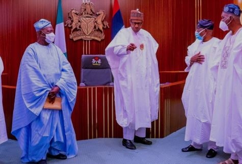 Buhari meets Akande, Osoba, other South West APC leaders in Aso Villa