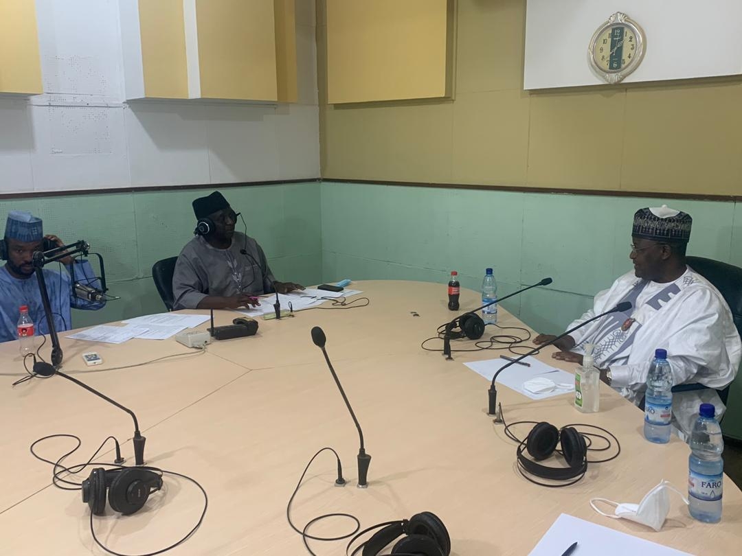 Radio Nigeria Kaduna hosts Danbatta to discuss telecoms industry issues