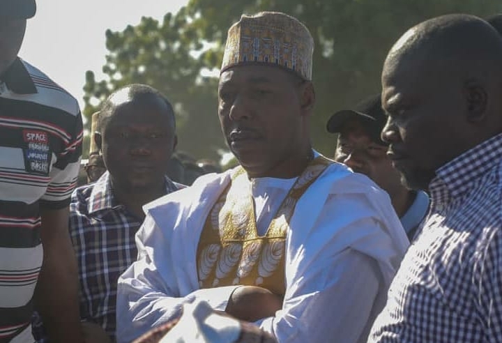 Photos: Tears as Gov Zulum leads residents to bury farmers killed By Boko Haram